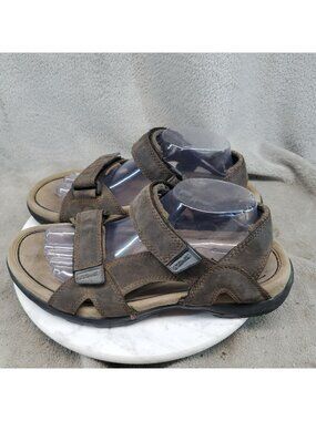 Teva Shoes Mens Size 9 Hudson Brown Leather Hiking Sandals